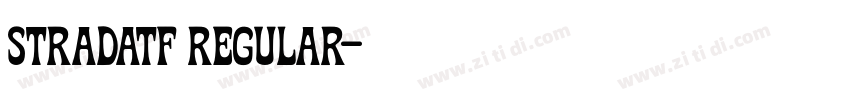 StradaTF Regular字体转换 StradaTF Regular字体转换